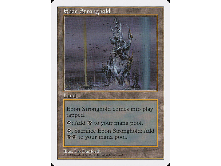Ebon Stronghold (Retro Frame) | ES | VG | 5ED 1