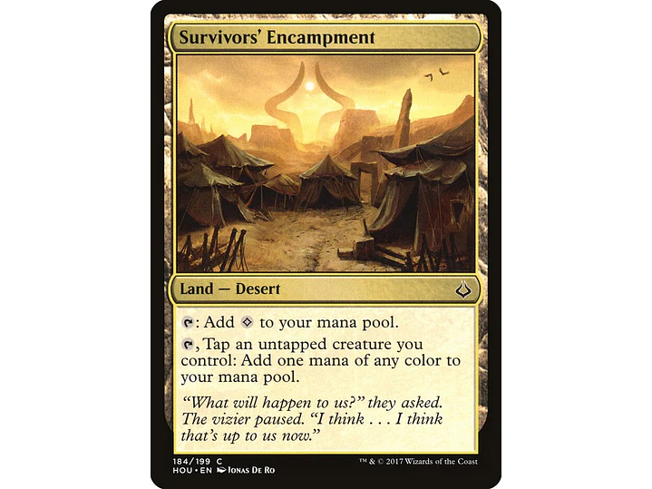 Survivors' Encampment | EN | NM | HOU 1