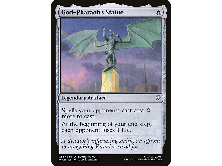 God-Pharaoh's Statue | JP | NM | WAR 1