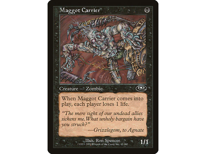 Maggot Carrier (Retro Frame) | ES | NM | PLS 1