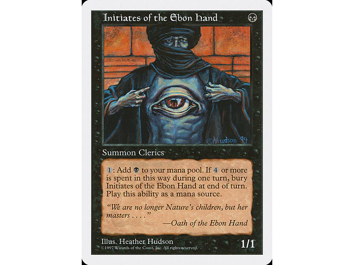 Initiates of the Ebon Hand (Retro Frame) | ES | NM | 5ED 1