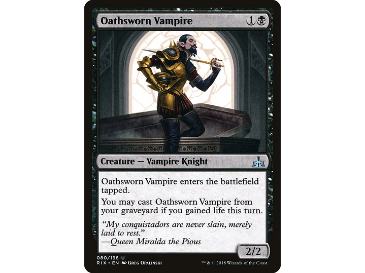 Oathsworn Vampire | ES | NM | RIX 1