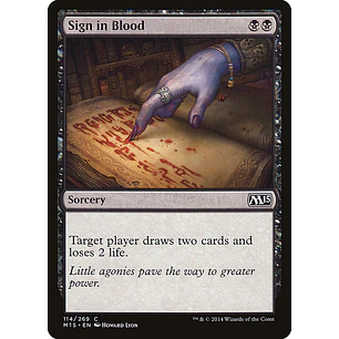 Sign in Blood | ES | NM | M15
