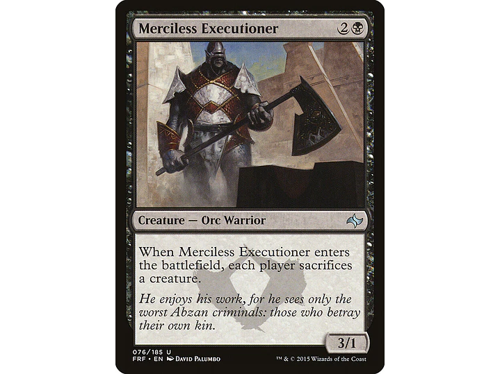 Merciless Executioner | EN | NM | FRF 1