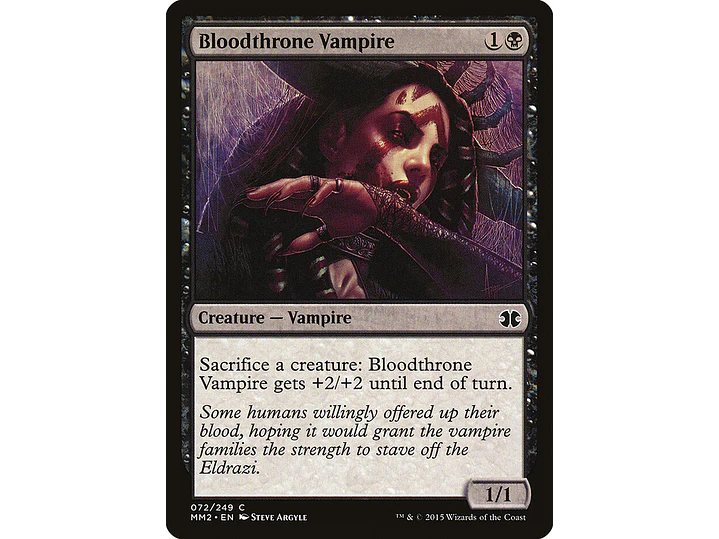 Bloodthrone Vampire | EN | NM | MM2 1