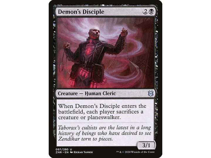 Demon's Disciple | EN | NM | ZNR 1