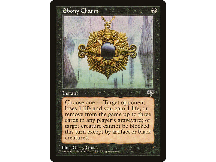 Ebony Charm (Retro Frame) | EN | EX | MIR 1