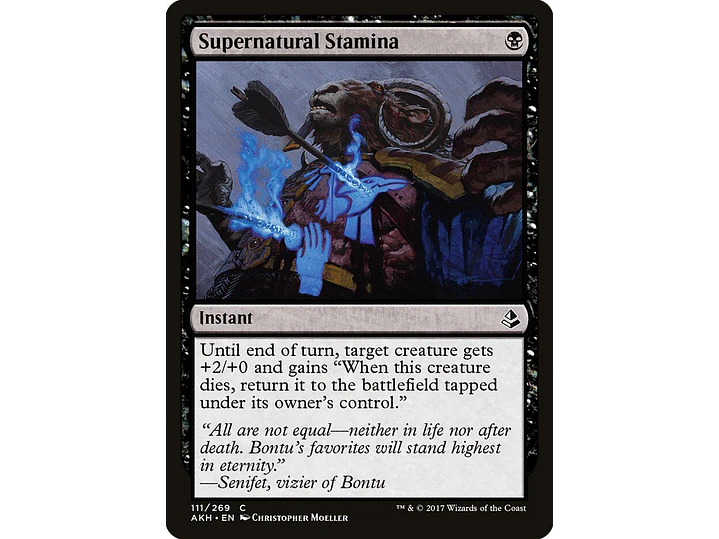 Supernatural Stamina | EN | NM | AKH 1
