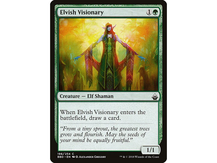 Elvish Visionary | EN | NM | BBD 1