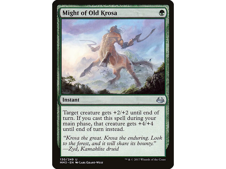 Might of Old Krosa | EN | NM | MM3 1
