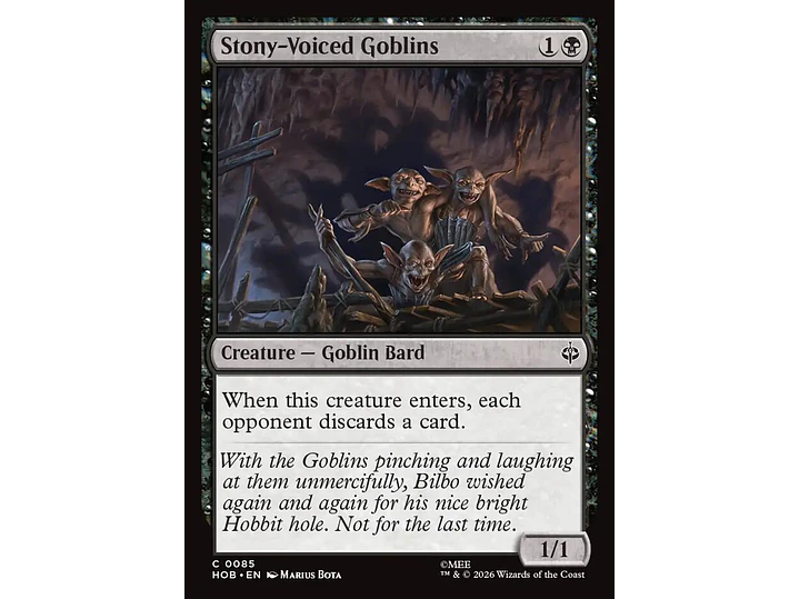 Stony-Voiced Goblins | EN | NM | HOB 1