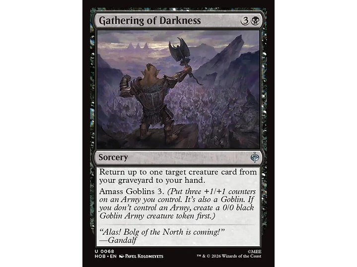 Gathering of Darkness | EN | NM | HOB 1
