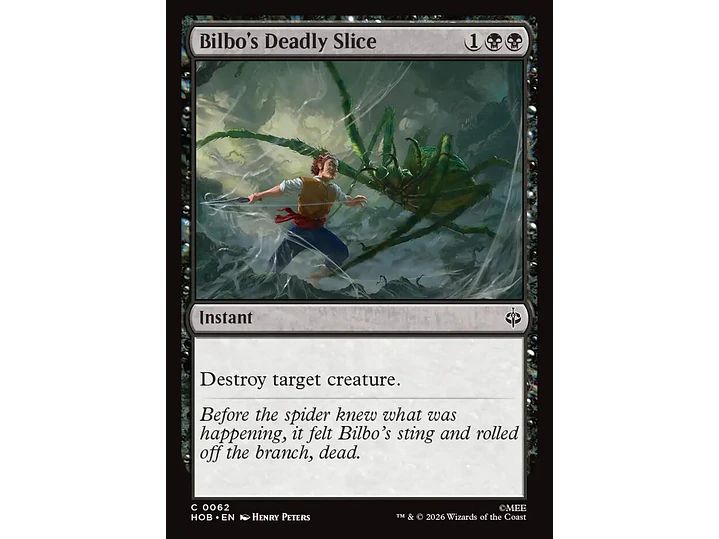 Bilbo's Deadly Slice | EN | NM | HOB 1