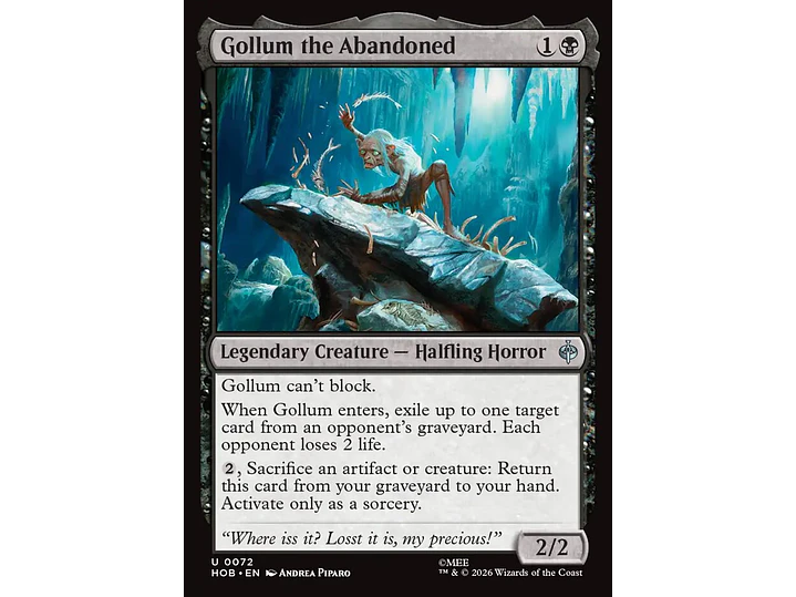 Gollum the Abandoned | EN | NM | HOB 1
