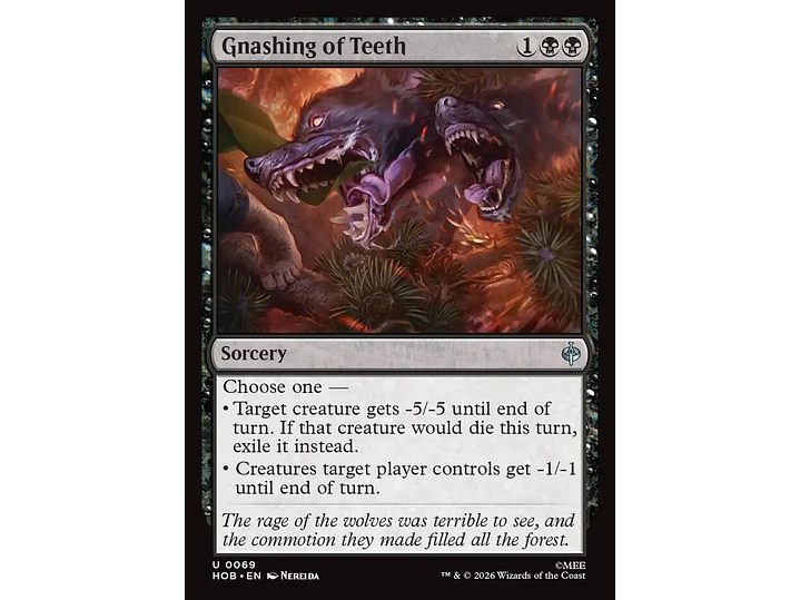 Gnashing of Teeth | EN | NM | HOB 1