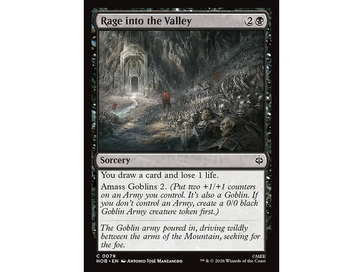 Rage into the Valley | EN | NM | HOB 1