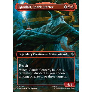 Gandalf, Spark Starter (Borderless) | EN | NM | HOB