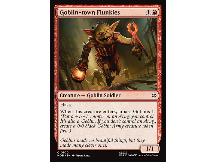 Goblin-town Flunkies | EN | NM | HOB 1