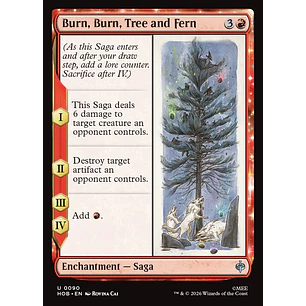Burn, Burn, Tree and Fern | EN | NM | HOB