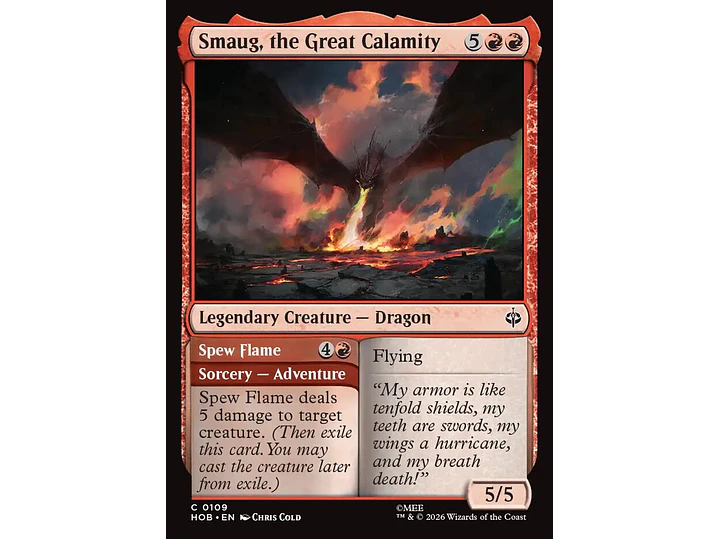 Smaug, the Great Calamity // Spew Flame | EN | NM | HOB 1