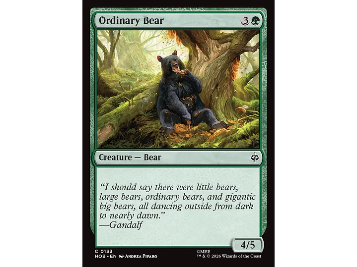 Ordinary Bear | EN | NM | HOB 1
