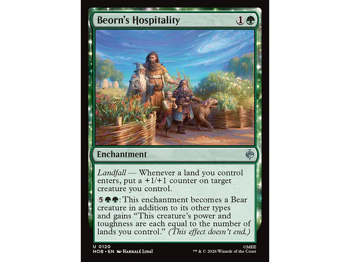 Beorn's Hospitality | EN | NM | HOB 1