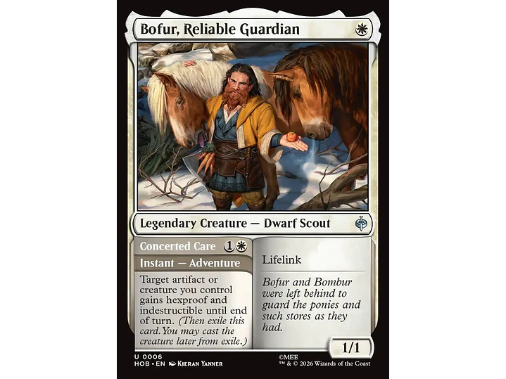 Bofur, Reliable Guardian // Concerted Care | EN | NM | HOB 1