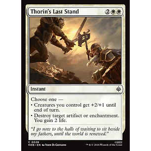Thorin's Last Stand | EN | NM | HOB