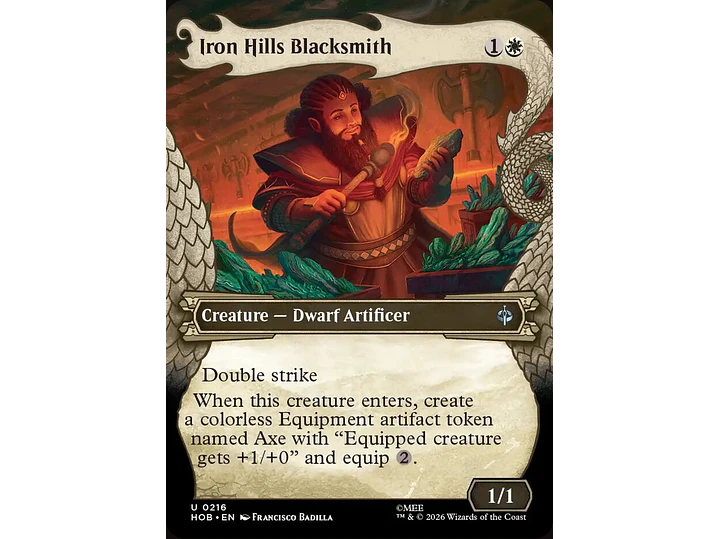 Iron Hills Blacksmith (Showcase foil) | EN | NM | HOB 1