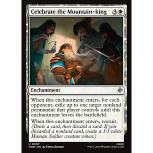 Celebrate the Mountain-king (foil) | EN | NM | HOB