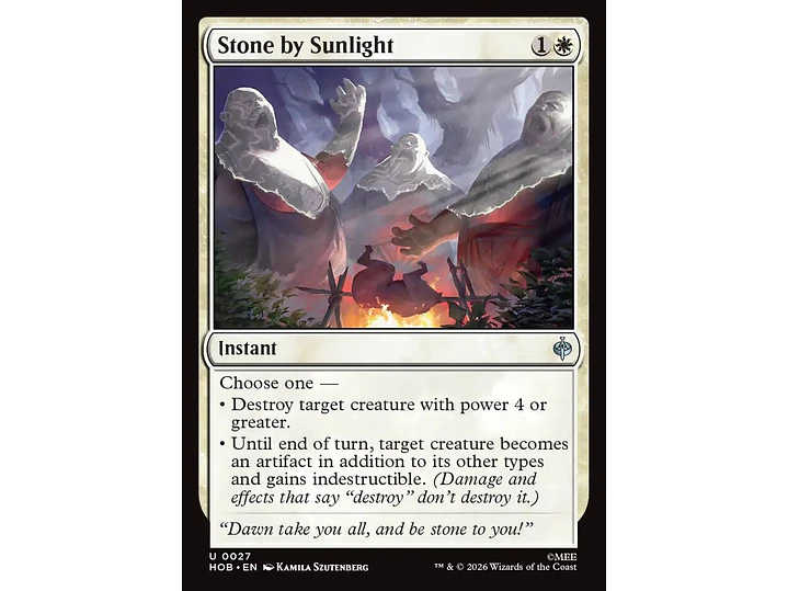 Stone by Sunlight (foil) | EN | NM | HOB 1
