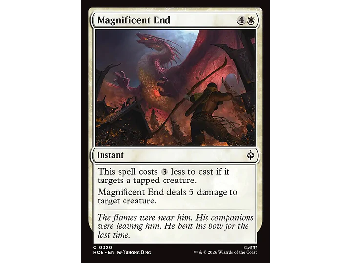 Magnificent End (foil) | EN | NM | HOB 1