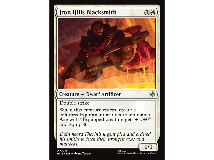 Iron Hills Blacksmith | EN | NM | HOB 1