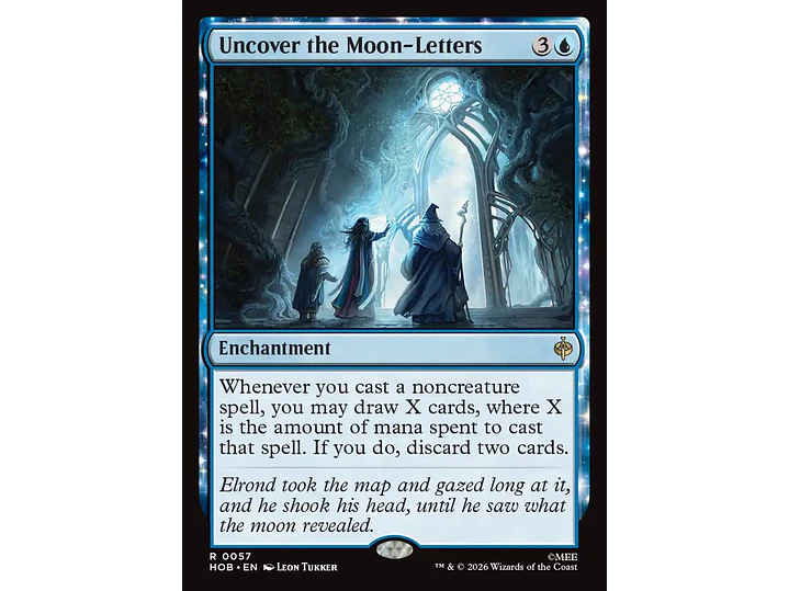 Uncover the Moon-Letters | EN | NM | HOB 1