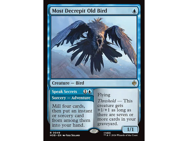Most Decrepit Old Bird // Speak Secrets | EN | NM | HOB 1