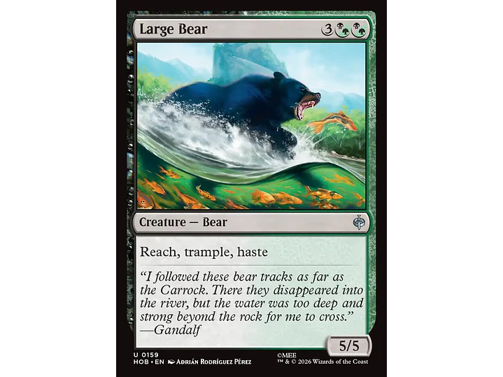 Large Bear | EN | NM | HOB 1