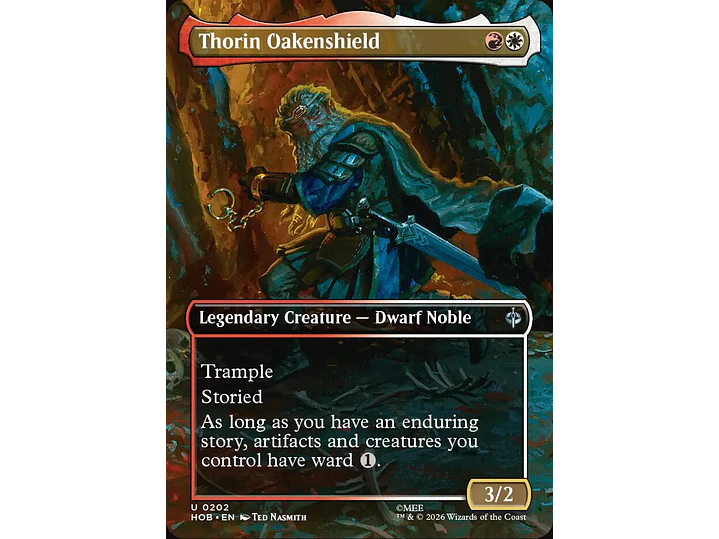 Thorin Oakenshield (Borderless) | EN | NM | HOB 1