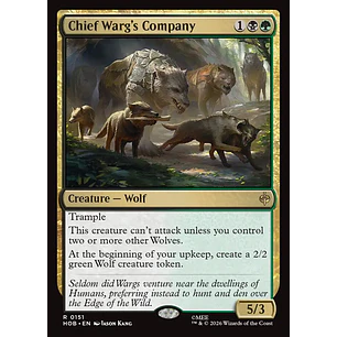 Chief Warg's Company | EN | NM | HOB