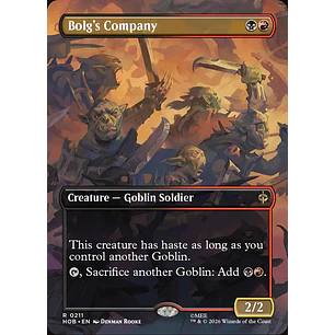 Bolg's Company (Borderless) | EN | NM | HOB