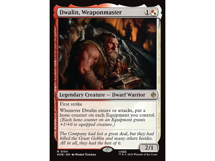 Dwalin, Weaponmaster | EN | NM | HOB 1