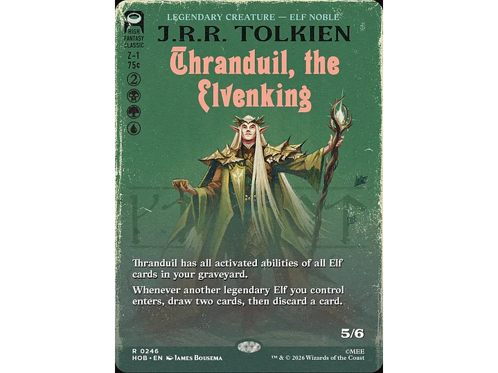 Thranduil, the Elvenking (Borderless) | EN | NM | HOB 1