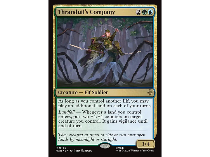 Thranduil's Company | EN | NM | HOB 1