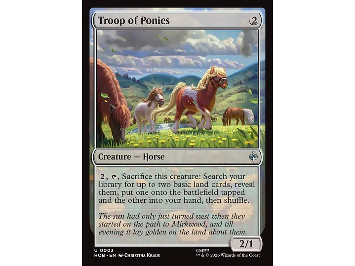 Troop of Ponies | EN | NM | HOB 1
