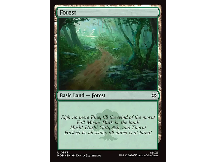 Forest (foil) | EN | NM | HOB 1
