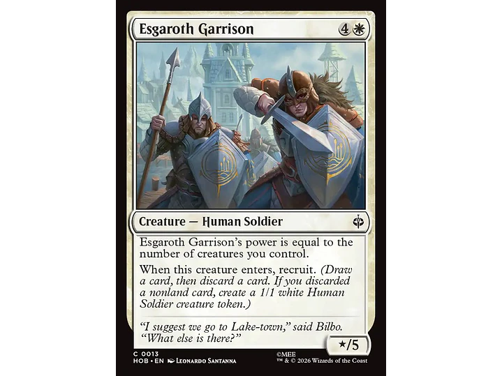Esgaroth Garrison | EN | NM | HOB 1
