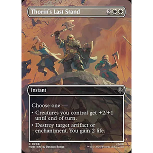 Thorin's Last Stand (Borderless) | EN | NM | HOB