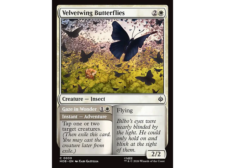 Velvetwing Butterflies // Gaze in Wonder | EN | NM | HOB 1