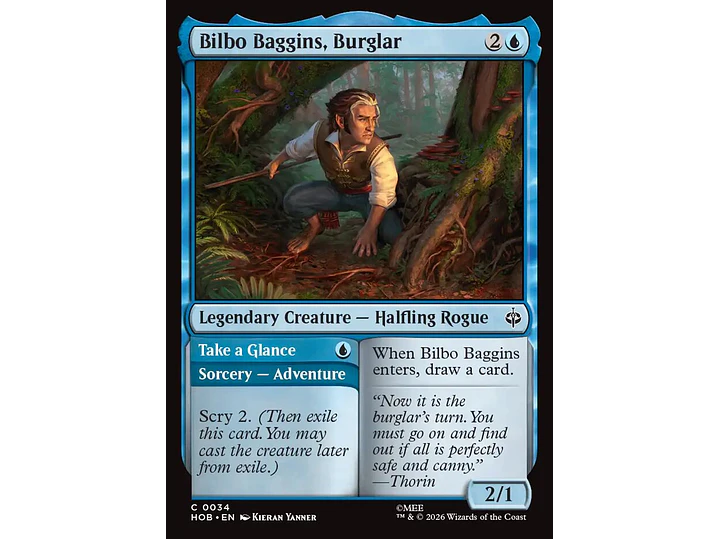 Bilbo Baggins, Burglar // Take a Glance | EN | NM | HOB 1