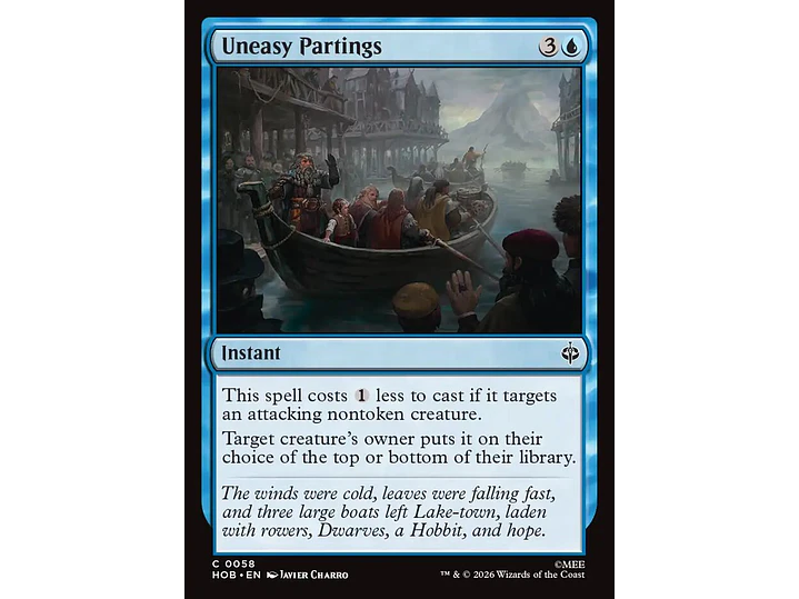Uneasy Partings | EN | NM | HOB 1