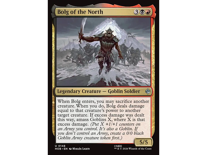 Bolg of the North | EN | NM | HOB 1